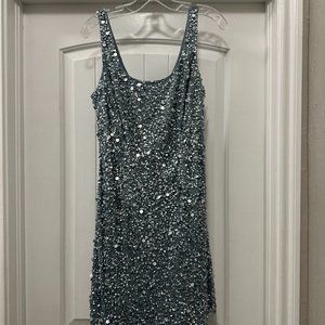 Andrianna Papell Short Bead/Sequin Dress